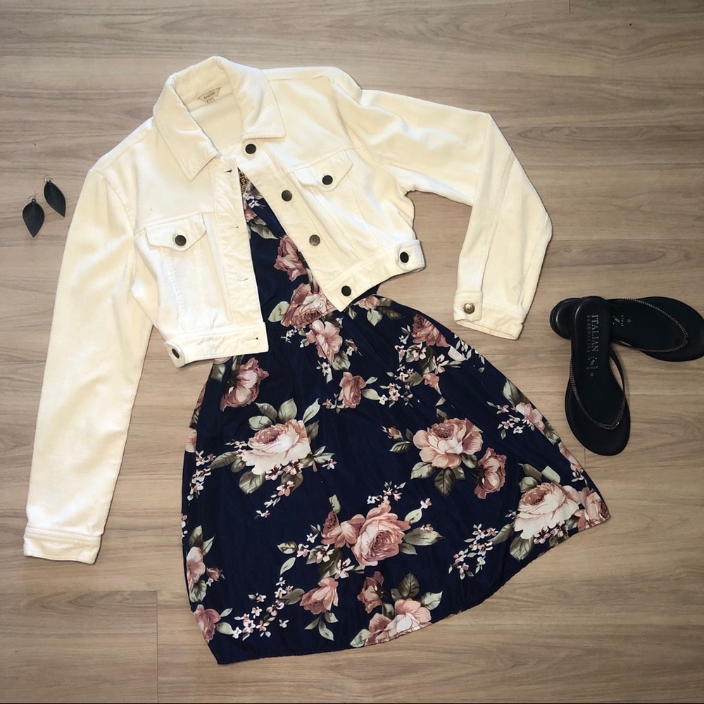 Sashimi Cream Corduroy Half Jacket